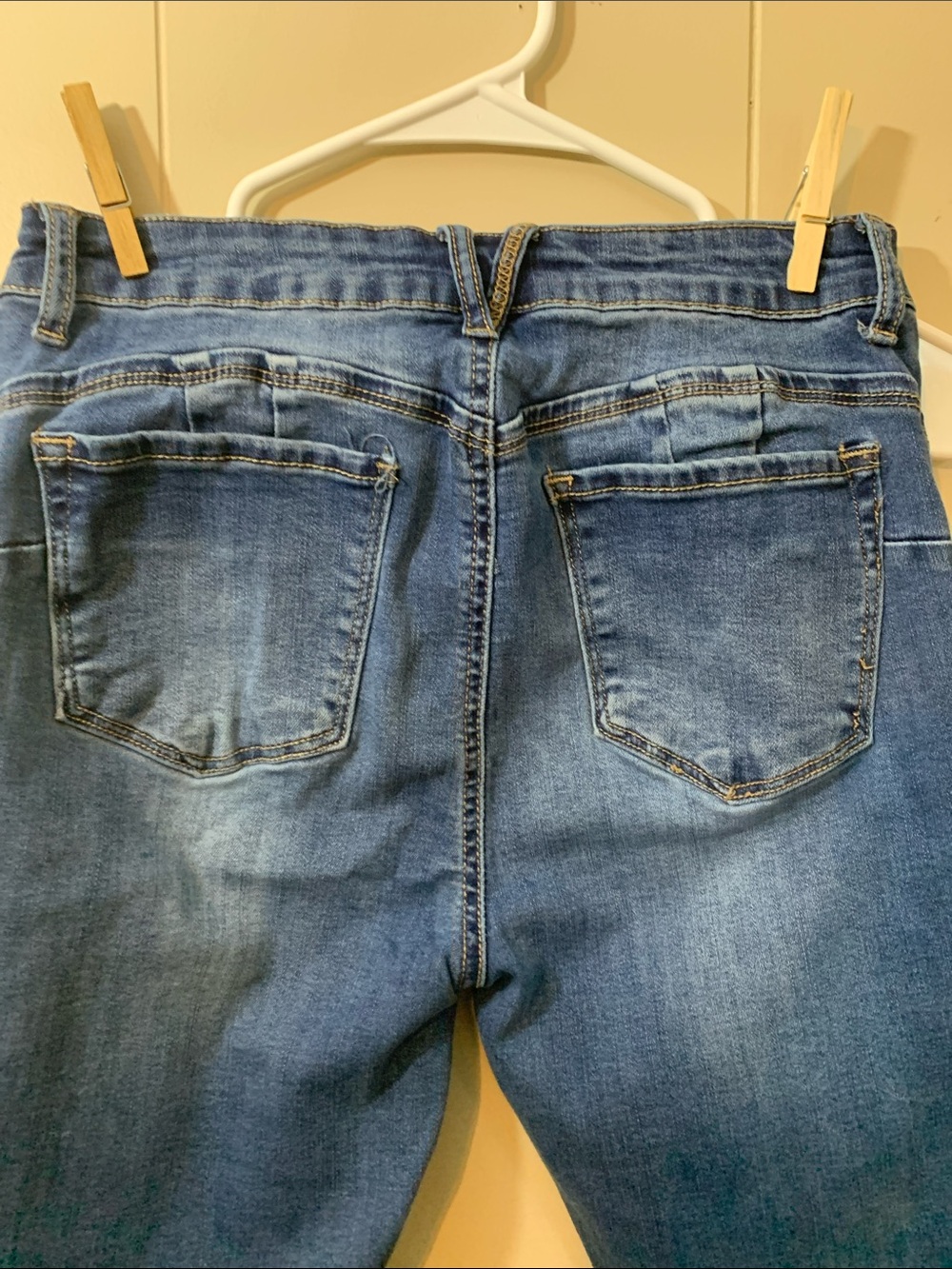 Wax Jean Women's Dark Blue Skinny Jeans - Picture 3 of 7